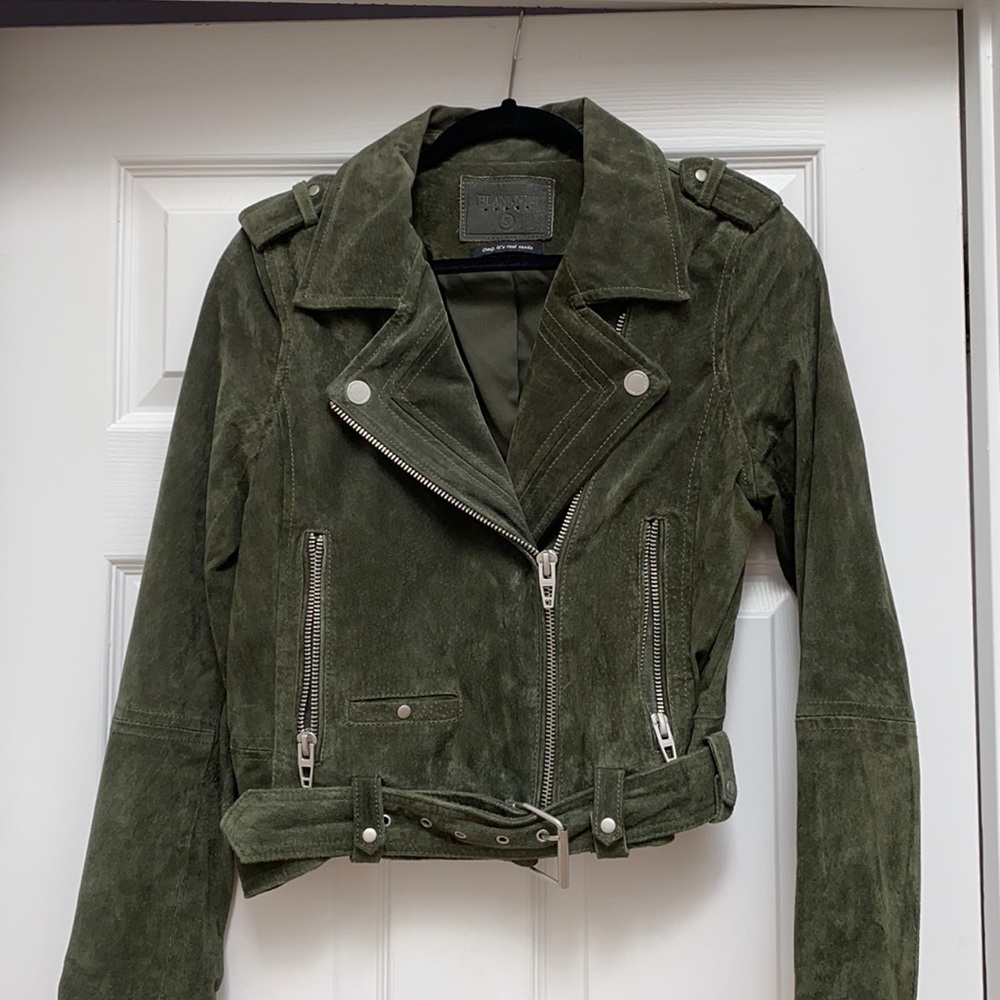 Blank NYC Suede Moto Jacket